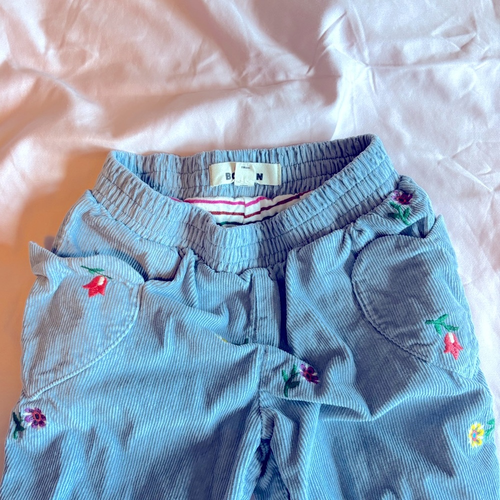 2 Mini Boden Lined Corduroys